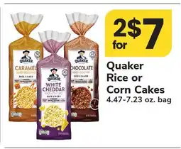 ACME Quaker Rice or Corn Cakes offer