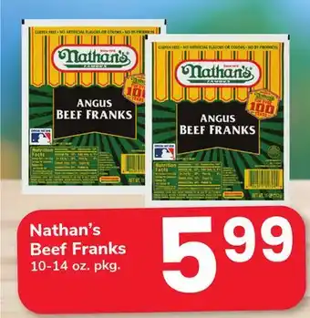 ACME Nathan's Beef Franks offer