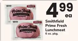 ACME Smithfield Prime Fresh Lunchmeat offer