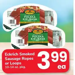 ACME Eckrich Smoked Sausage Ropes or Loops offer