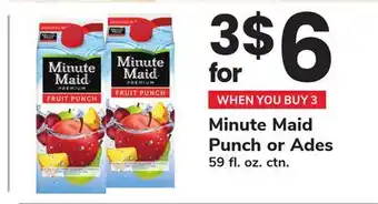 ACME Minute Maid Punch or Ades offer