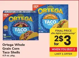 ACME Ortega Whole Grain Corn Taco Shells offer