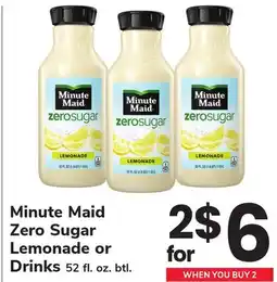 ACME Minute Maid Zero Sugar Lemonade or Drinks offer