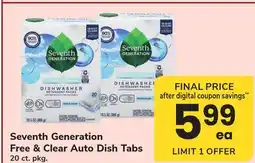 ACME Seventh Generation Free & Clear Auto Dish Tabs offer