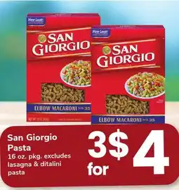 ACME San Giorgio Pasta offer