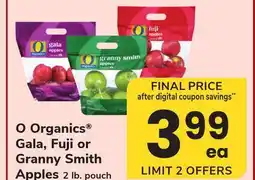 ACME O Organics Gala, Fuji or Granny Smith Apples offer