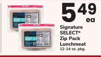 ACME Signature SELECT Zip Pack Lunchmeat offer