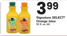 ACME Signature SELECT Orange Juice offer