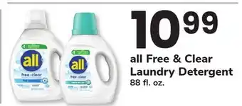 ACME all Free & Clear Laundry Detergent offer