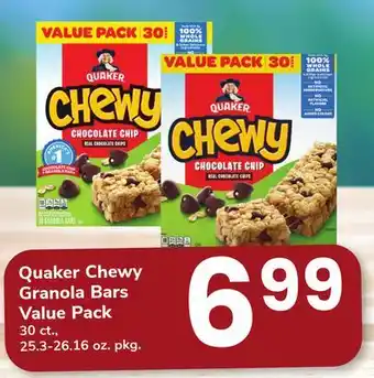 ACME Quaker Chewy Granola Bars Value Pack offer