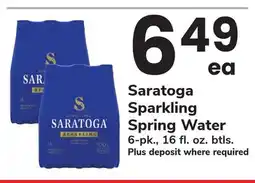 ACME Saratoga Sparkling Spring Water offer