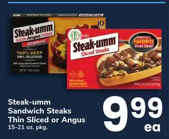 ACME Steak-umm Sandwich Steaks Thin Sliced or Angus offer