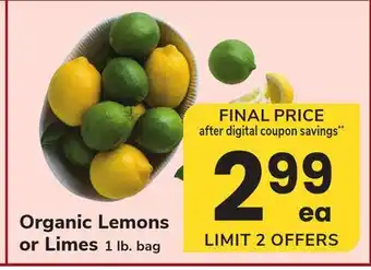 ACME Organic Lemons or Limes offer