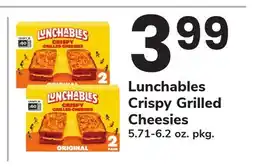 ACME Lunchables Crispy Grilled Cheesies offer