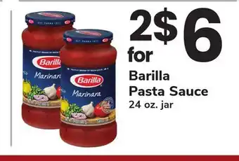 ACME Barilla Pasta Sauce offer