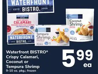 ACME Waterfront BISTRO Crispy Calamari, Coconut or Tempura Shrimp offer