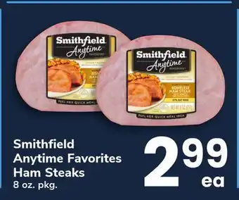 ACME Smithfield Anytime Favorites Ham Steaks offer