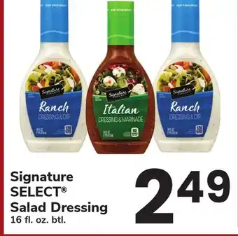 ACME Signature SELECT Salad Dressing offer