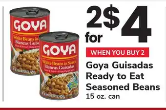 ACME Goya Guisadas Ready to Eat Seasoned Beans offer