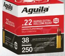 Big 5 Aguila 22 Long Rifle HV HP 250 Rounds offer