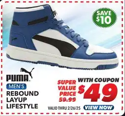 Big 5 Puma Rebound Layup Men's Lifestyle Shoes offer