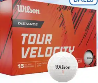 Big 5 Wilson Tour Velocity Distance Golf Balls - 15-Ball Pack offer