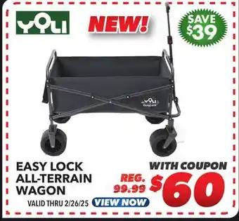 Big 5 Yoli Easy Lock All Terrain Wagon offer