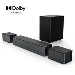 Walmart ULTIMEA Poseidon M4T 5.1 Dolby Atmos Sound Bar, 410W Peak Power Surround Sound Bar, Bluetooth offer