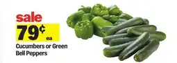 Meijer Cucumbers or Green Bell Peppers offer