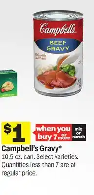 Meijer Campbell's Gravy offer