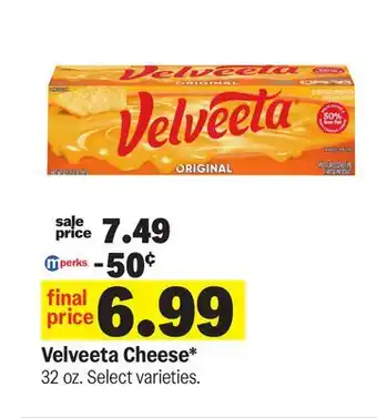 Meijer Velveeta Cheese offer