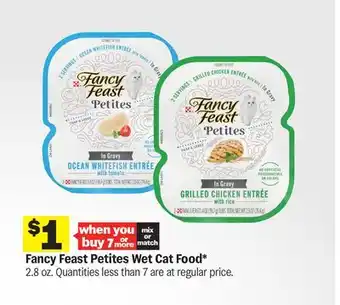 Meijer Fancy Feast Petites Wet Cat Food offer