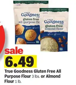 Meijer True Goodness Gluten Free All Purpose Flour 3 lbs. or Almond Flour 1 lb offer