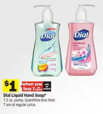 Meijer Dial Liquid Hand Soap offer