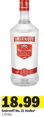 Meijer Smirnoff No. 21 Vodka offer