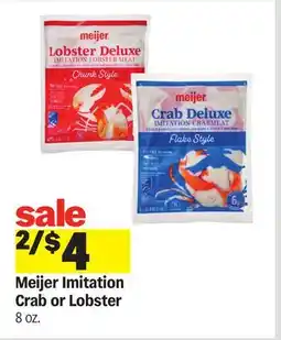 Meijer Meijer Imitation Crab or Lobster offer