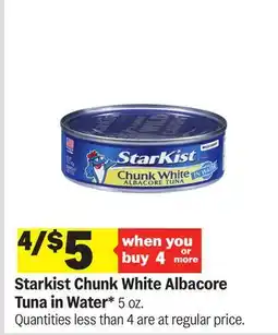 Meijer Starkist Chunk White Albacore Tuna in Water offer