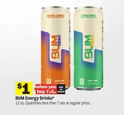 Meijer BUM Energy Drinks offer