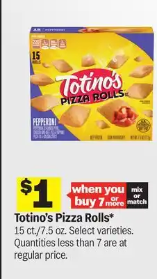 Meijer Totino's Pizza Rolls offer