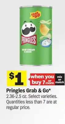 Meijer Pringles Grab & Go offer