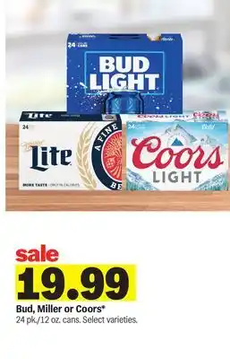 Meijer Bud, Miller or Coors offer