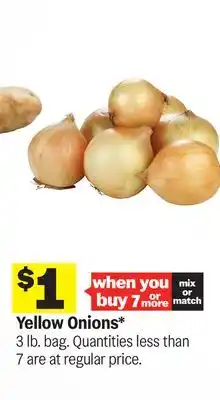 Meijer Yellow Onions offer