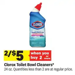 Meijer Clorox Toilet Bowl Cleaners offer