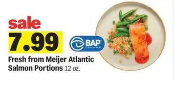 Meijer Fresh from Meijer Atlantic Salmon Portion offer