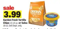 Meijer Garden Fresh Tortilla Chips 13-14 oz. or Salsa 16 oz offer