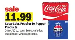 Meijer Coca-Cola, Pepsi or Dr Pepper Products offer