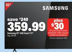 Meijer Samsung 55 UHD Smart TV offer