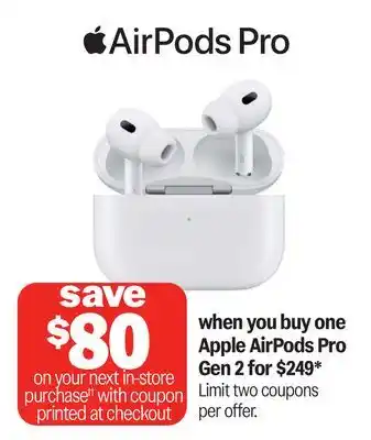 Meijer Apple AirPods Pro Gen 2 offer