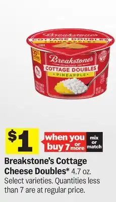 Meijer Breakstone's Cottage Cheese Doubles offer