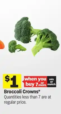 Meijer Broccoli Crowns offer